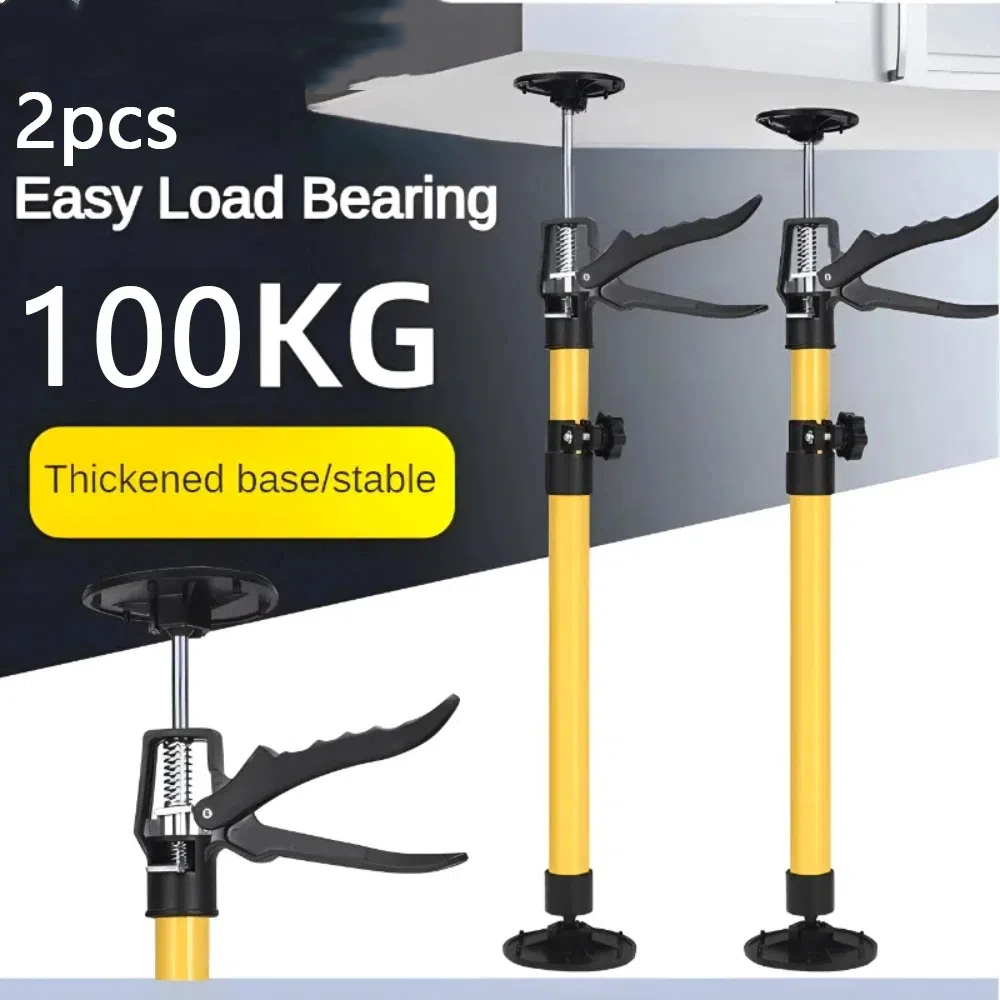 Power Tools Construction - 2Pcs Labor-Saving Telescopic Steel Support Rod