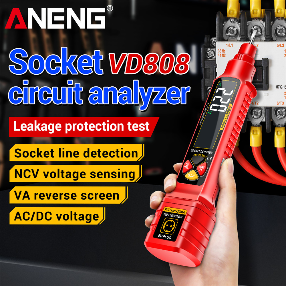 Socket Power Tester ANENG VD80 - Power Tools Voltage recensione e prezzo