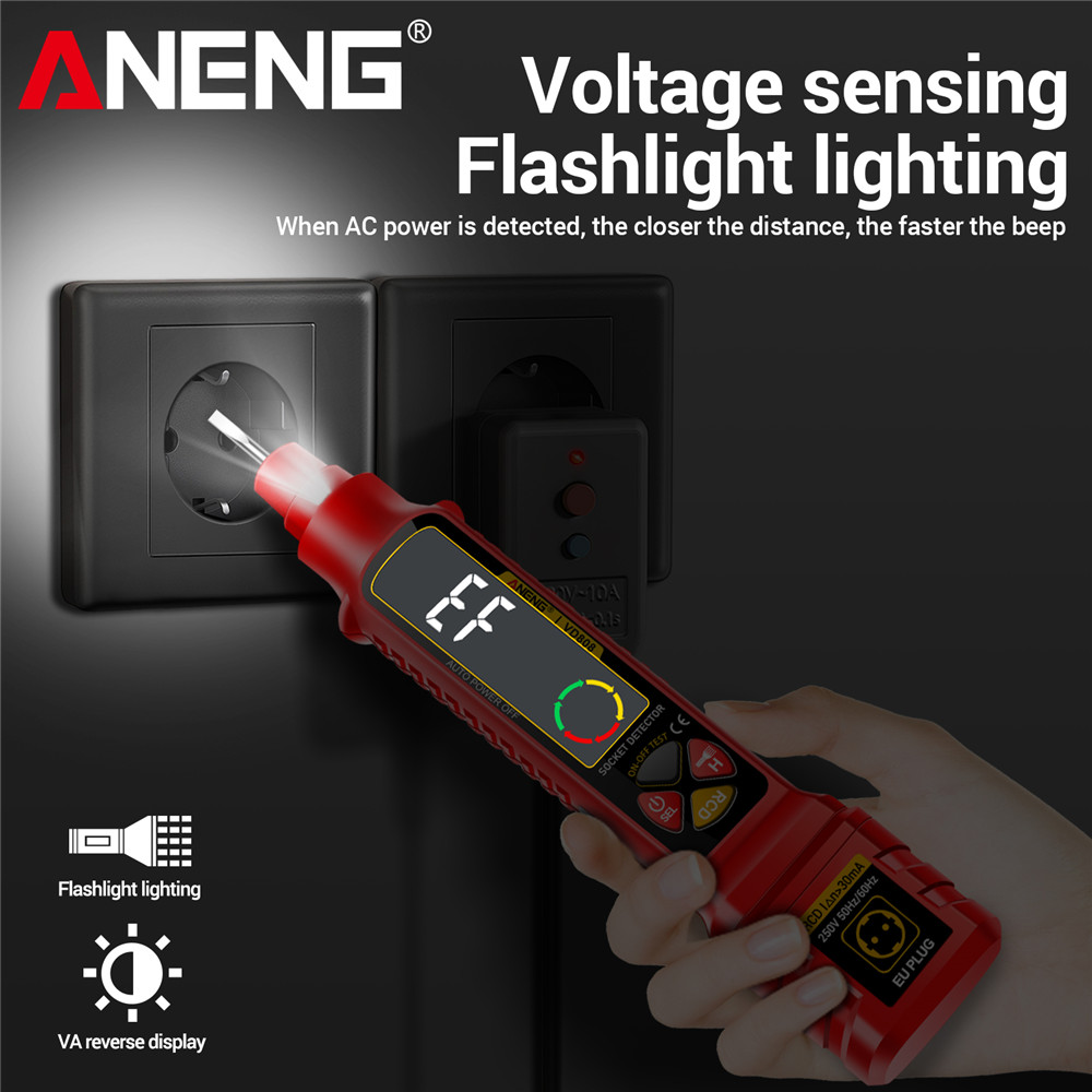 Socket Power Tester ANENG VD80 - Power Tools Voltage recensione e prezzo