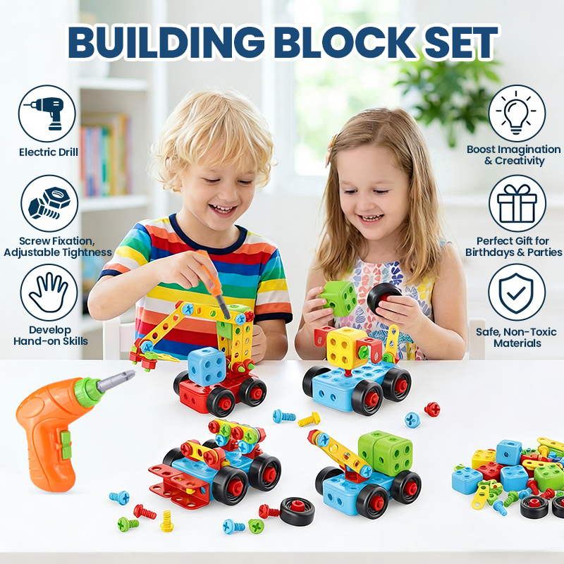 Drill Screwing Building Block  - Power Tools Construction recensione e prezzo