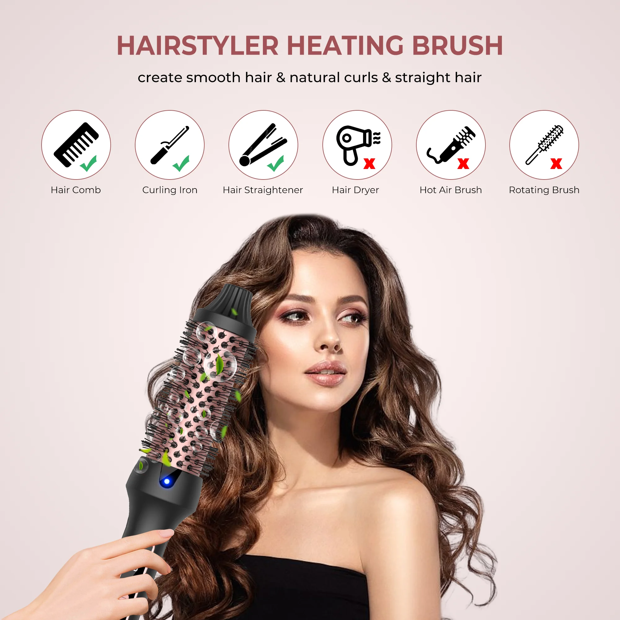 3 in1 Thermal Brush Ionic Heat - Power Tools Voltage recensione e prezzo