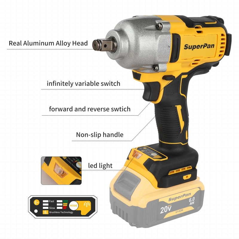 Brushless Cordless Impact Wren - Power Tools Construction recensione e prezzo
