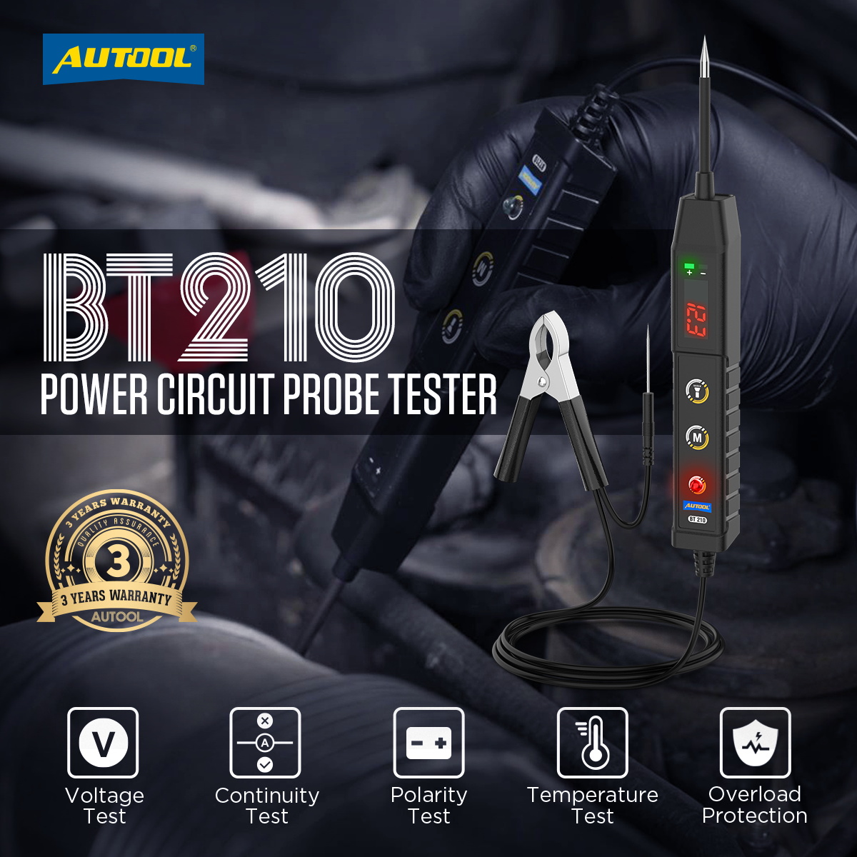 AUTOOL New BT210 Car Circuit T - Power Tools Voltage recensione e prezzo