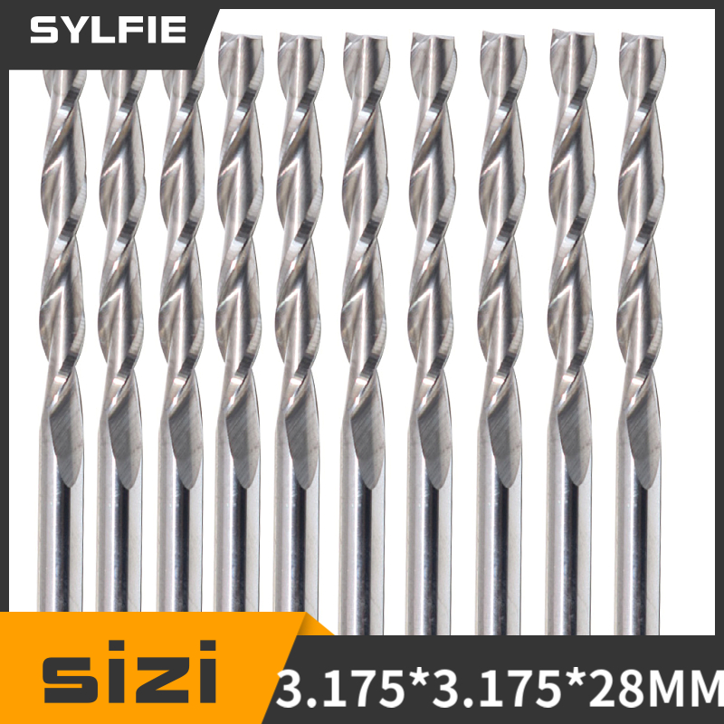 10pcs Double Flute Spiral Cutt - Power Tools Kobalt recensione e prezzo