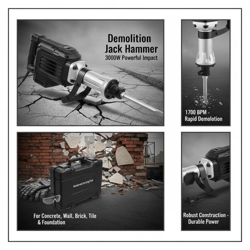 Concrete Breaker 3000W For Fou - Power Tools Jack Hammer recensione e prezzo