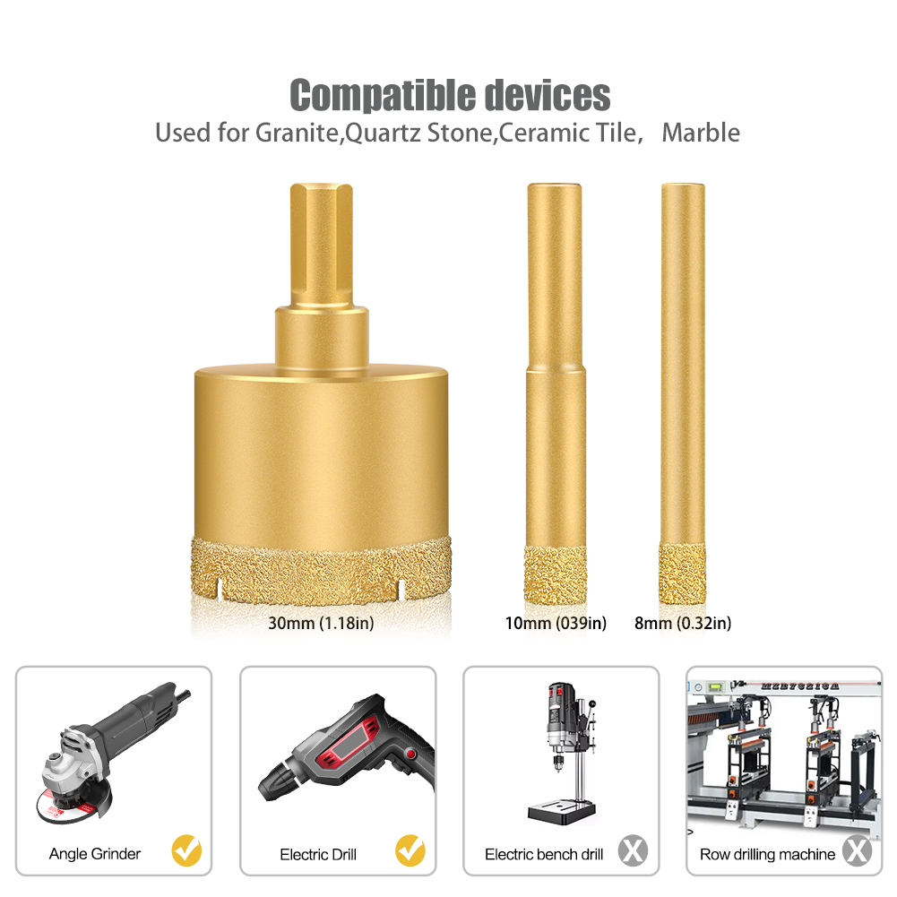6mm-100mm Diameter Brazed Dry  - Power Tools Kobalt recensione e prezzo