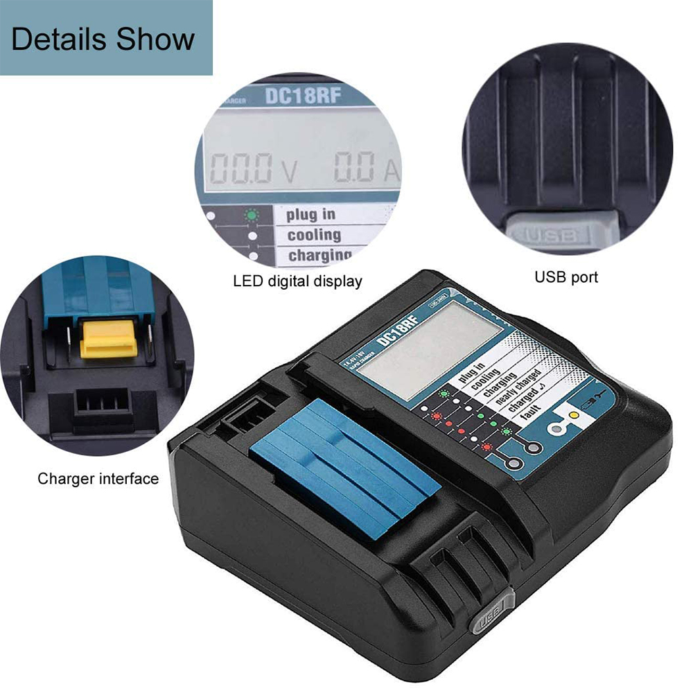 DC18RF 3A Battery Charger for  - Power Tools Uk recensione e prezzo
